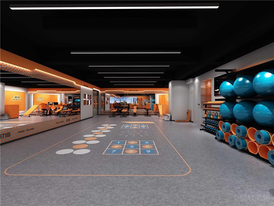健身會所設(shè)計活力島-健身區(qū) 健身會所設(shè)計活力島-健身區(qū)