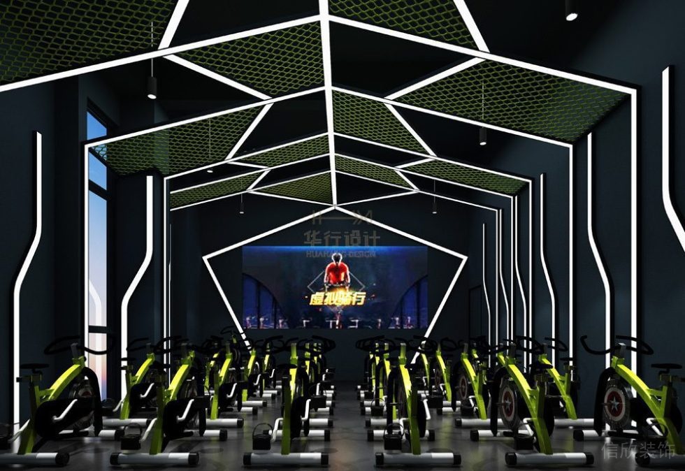 健身會(huì)所裝修設(shè)計(jì)健康傳奇俱樂(lè)部_華行健身房裝修設(shè)計(jì)