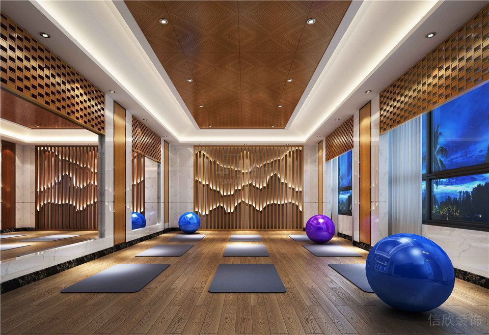 酒店健身會所裝修設(shè)計-瑜伽訓(xùn)練室