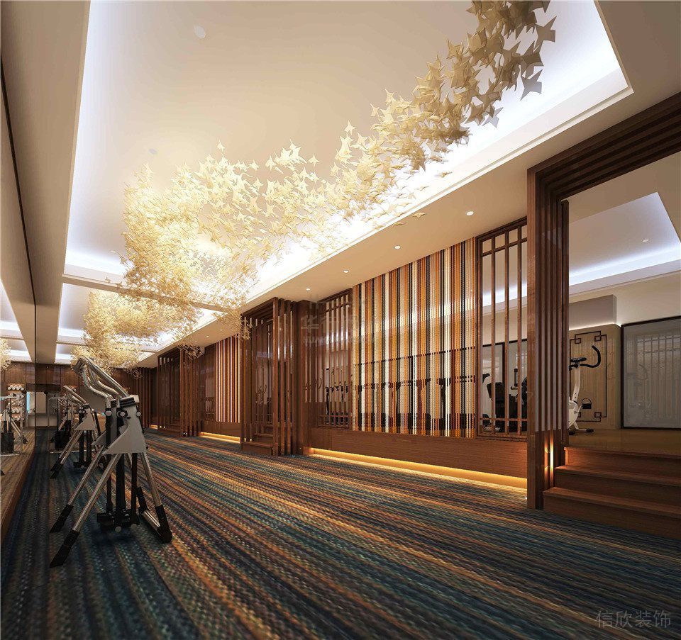 酒店健身會所裝修設(shè)計-大廳