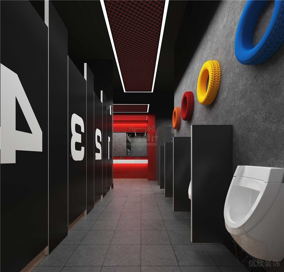 拳館搏擊館裝修設計拳世界-衛(wèi)生間