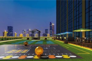 戶外天臺娛樂區(qū)健身房裝修設計休息區(qū)