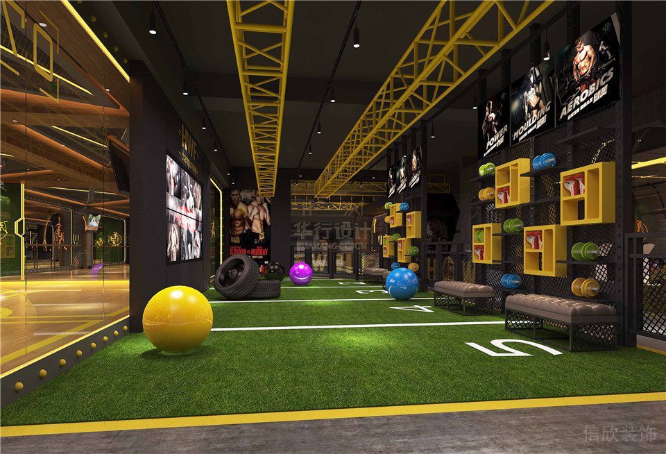 草地裝修設(shè)計天花鏤空直線設(shè)計金屬隔斷墻板效果