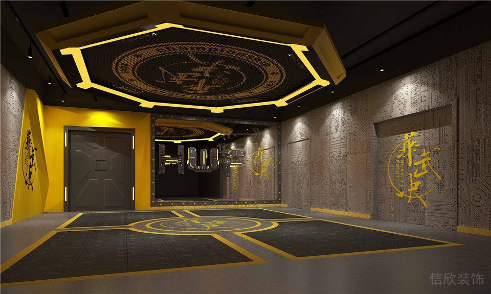 華武決鄭州健身房設(shè)計(jì)-入口 華武決鄭州健身房設(shè)計(jì)-入口