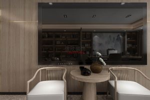 寫字樓裝修洽談區(qū)-中喬公司