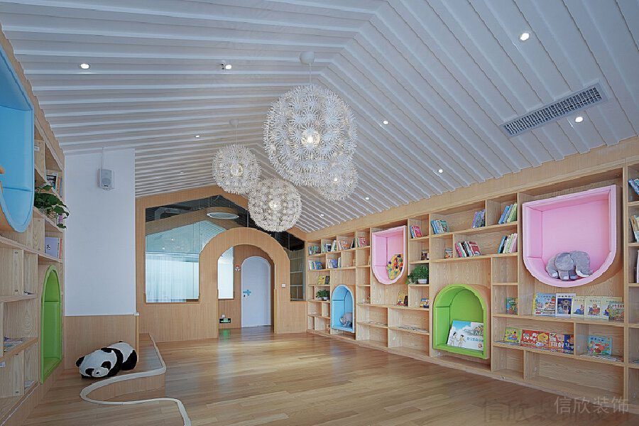 廣州花都早教中心裝修設(shè)計(jì)_信欣幼兒園學(xué)校裝修設(shè)計(jì)