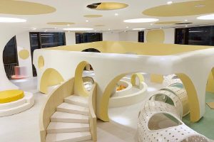 奶酪黃解題木質(zhì)安全設(shè)計兒童娛樂區(qū)波波池效果圖