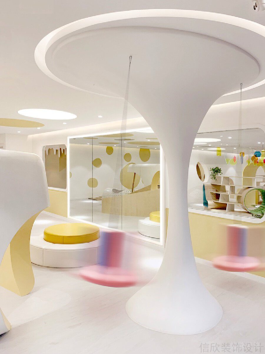 深圳和協(xié)幼兒園裝修設計-圓形裝飾柱子 深圳和協(xié)幼兒園裝修設計-圓形裝飾柱子