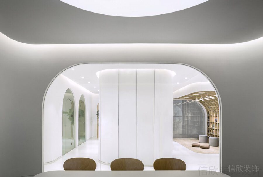 現(xiàn)代簡約風(fēng)會(huì)議室裝修高級灰設(shè)計(jì)效果圖