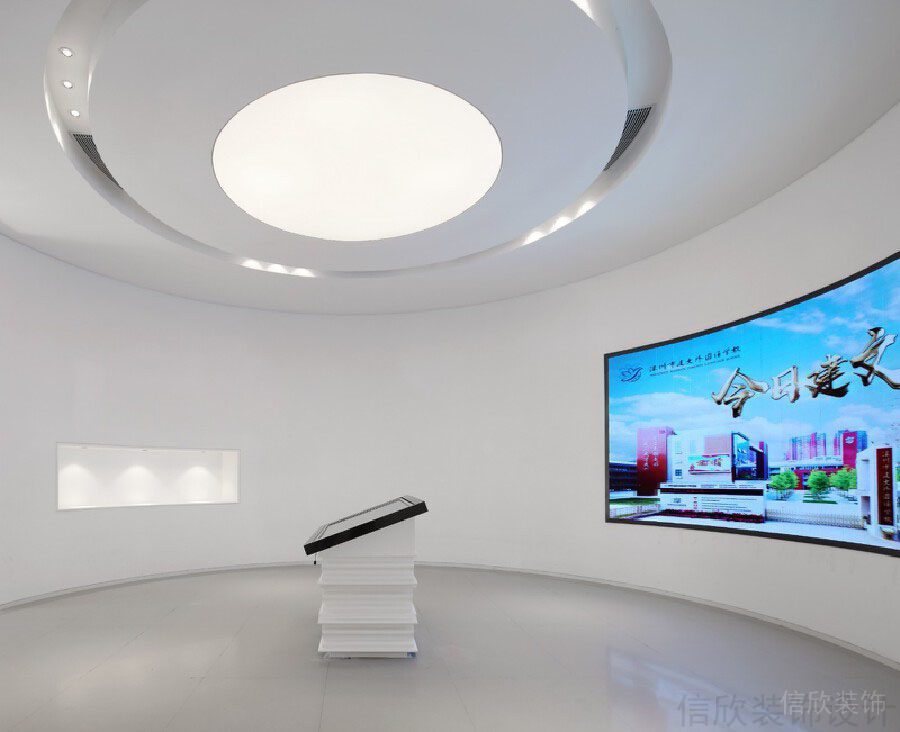 學(xué)校公共休息區(qū)展覽創(chuàng)意天花吊頂設(shè)計(jì)圖