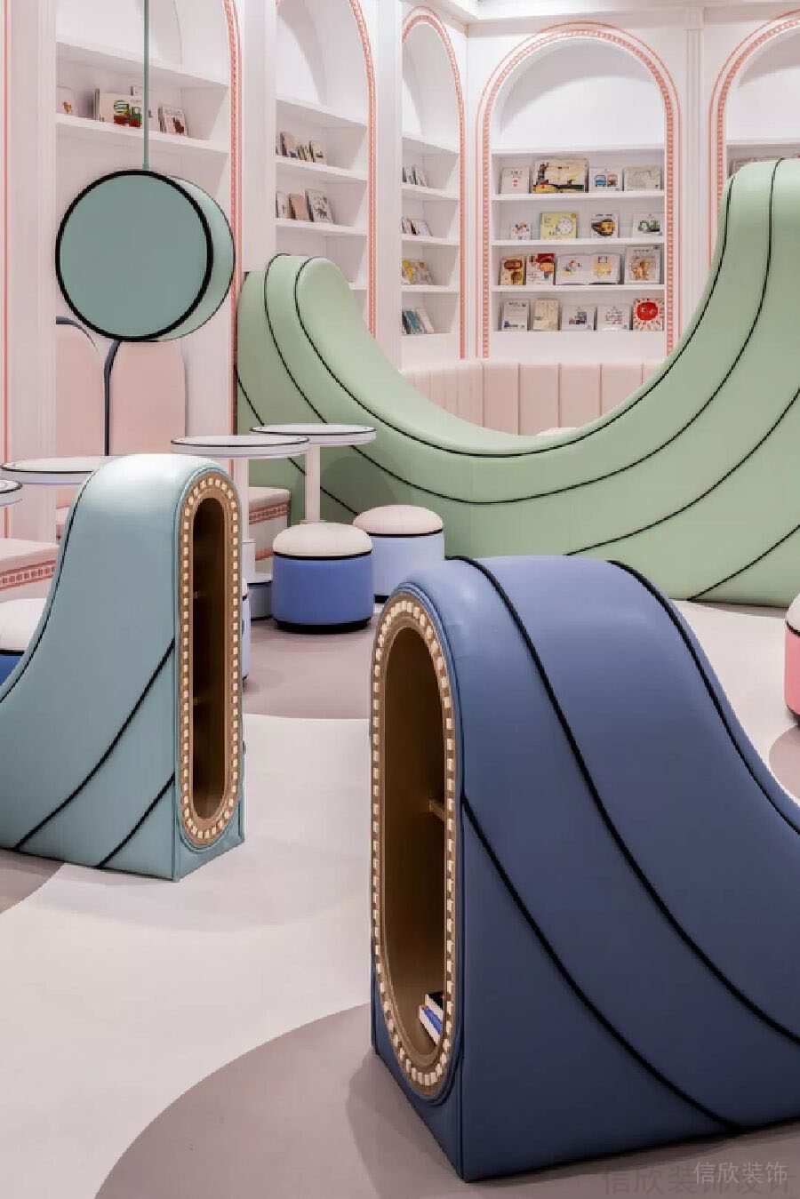 鄭州龍飛親子俱樂部裝修設(shè)計(jì)2_信欣幼兒園學(xué)校裝修設(shè)計(jì)