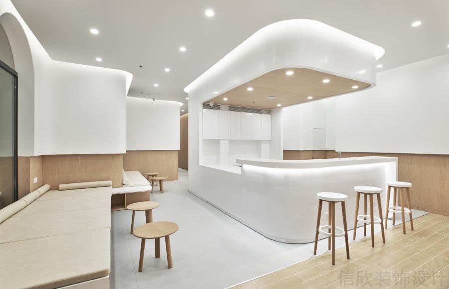 現(xiàn)代簡約風(fēng)木質(zhì)茶水間辦公室過道設(shè)計