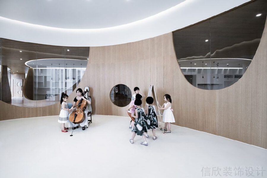 寶麗藝術(shù)教育裝修設(shè)計2_信欣幼兒園學(xué)校裝修設(shè)計