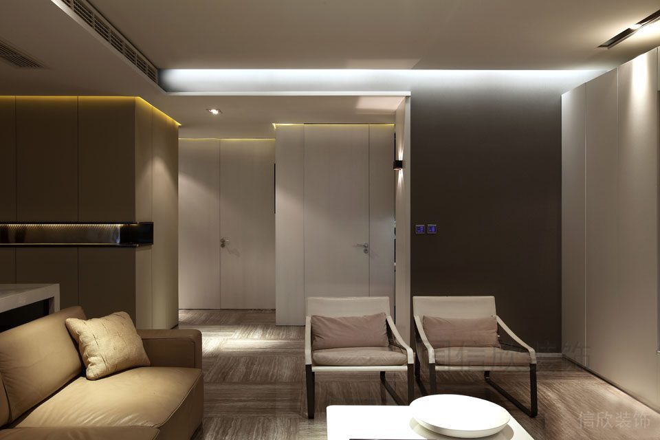 輕奢風(fēng)中央空調(diào)內(nèi)嵌式環(huán)形天花創(chuàng)意設(shè)計地板機理效果圖全屋定制