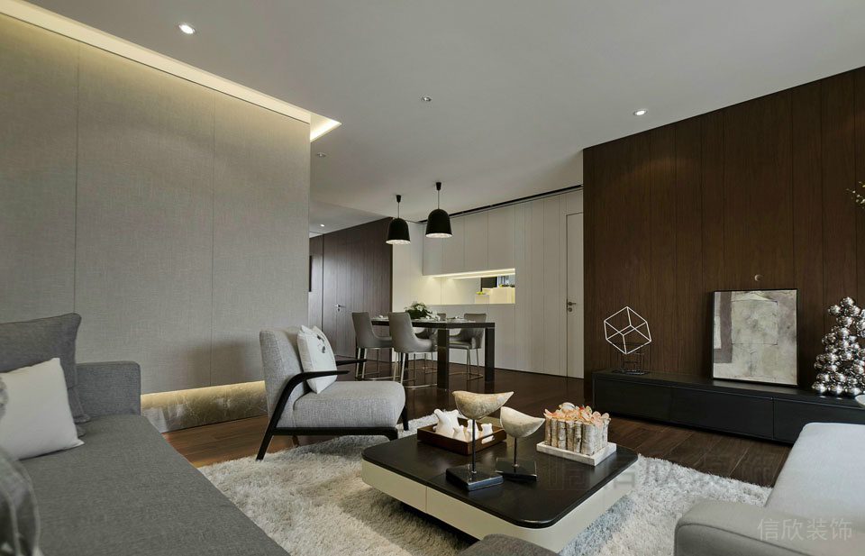 房屋定制大廳休息區(qū)茶幾簡約效果設(shè)計