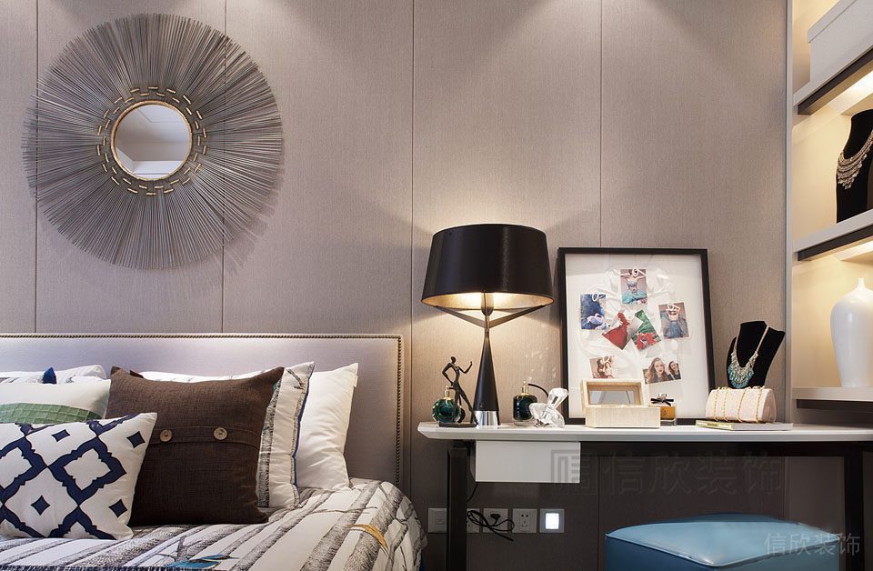 臥室設(shè)計(jì)效果墻體裝修書(shū)桌簡(jiǎn)約設(shè)計(jì)圖