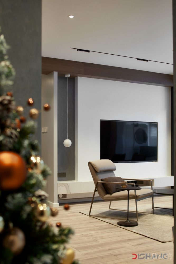 客廳裝修設(shè)計(jì)木質(zhì)地板簡(jiǎn)約內(nèi)嵌式極簡(jiǎn)風(fēng)效果圖