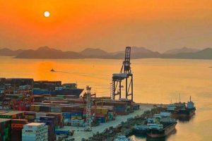 落日觀景區(qū)海景房陽臺視角