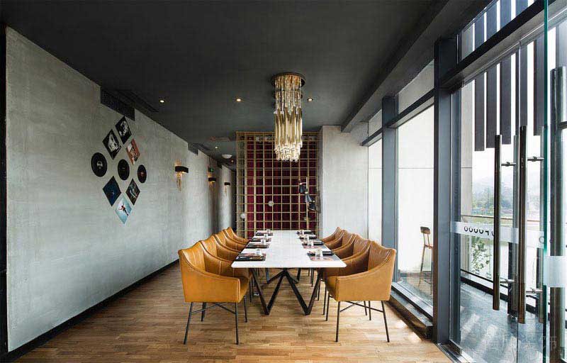 辦公室工業(yè)風(fēng)會議室效果圖