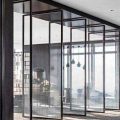 辦公室現(xiàn)代風玻璃門陽臺區(qū)效果圖