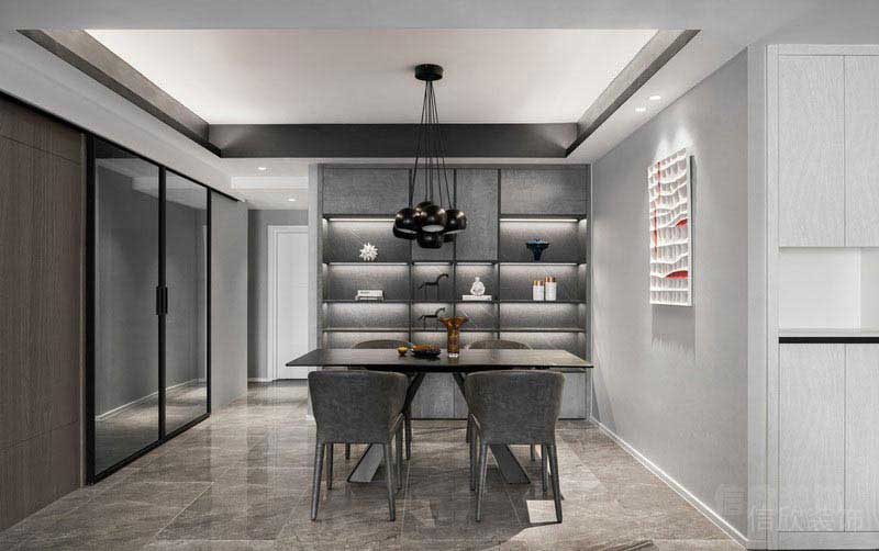 辦公室現(xiàn)代風會客區(qū)效果圖