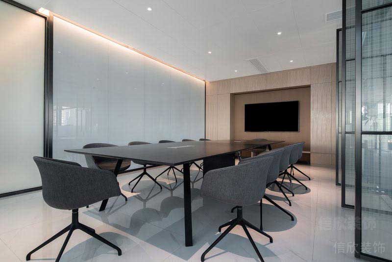 辦公室現(xiàn)代風(fēng)會(huì)議室效果圖(2)