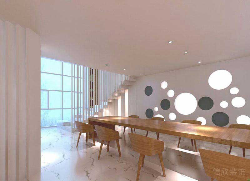 辦公室現(xiàn)代風(fēng)會(huì)議室效果圖(5)