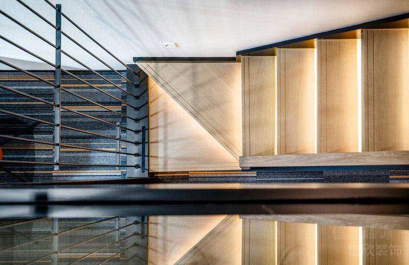 辦公室現(xiàn)代風(fēng)石材背景墻效果圖