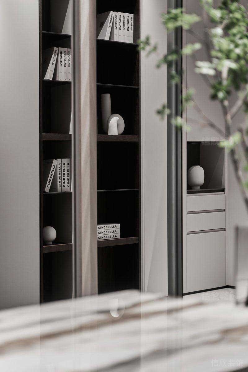 辦公室現(xiàn)代風(fēng)書柜效果圖(1)