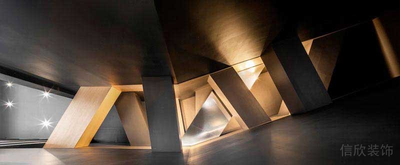 辦公室現(xiàn)代風(fēng)休息區(qū)實(shí)木桌角效果圖