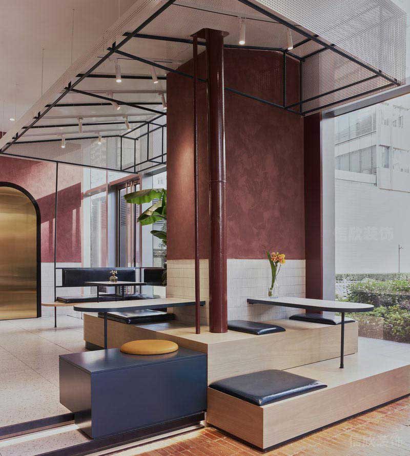 辦公室現(xiàn)代風(fēng)休息區(qū)效果圖(1)