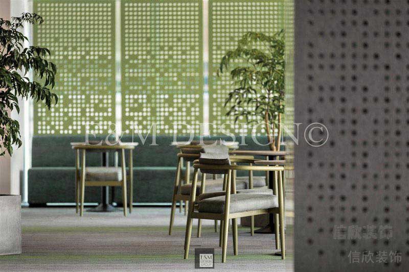 辦公室現(xiàn)代風(fēng)休息區(qū)效果圖 (2)