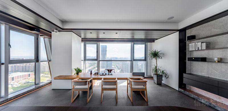 辦公室現(xiàn)代風(fēng)總裁辦公室效果圖(3)