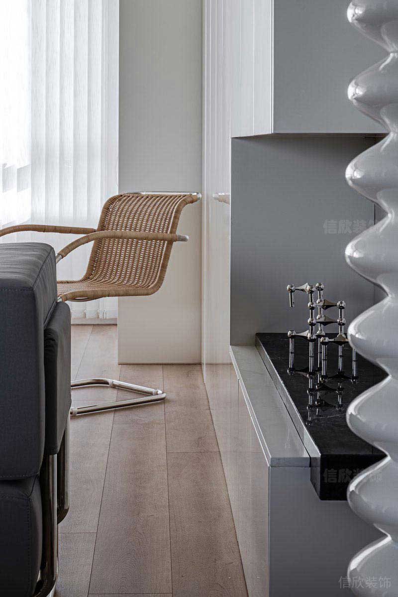 辦公室現(xiàn)代風(fēng)總裁辦公室白色文件柜效果圖