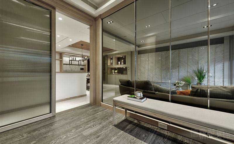 辦公室現(xiàn)代風總裁辦公室效果圖 (3)