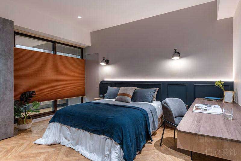 辦公室現(xiàn)代風(fēng)總裁休息室效果圖