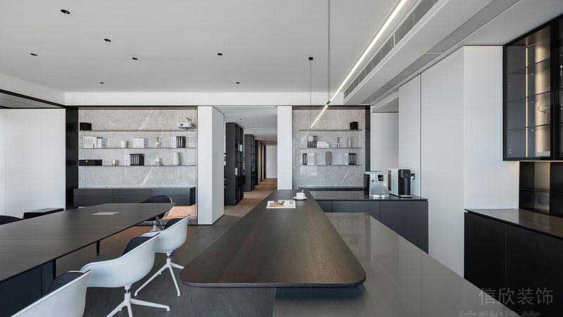 辦公室現(xiàn)代簡約風辦公區(qū)效果圖(4)