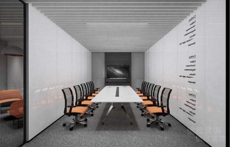 辦公室現(xiàn)代簡(jiǎn)約風(fēng)會(huì)議室效果圖 (3)