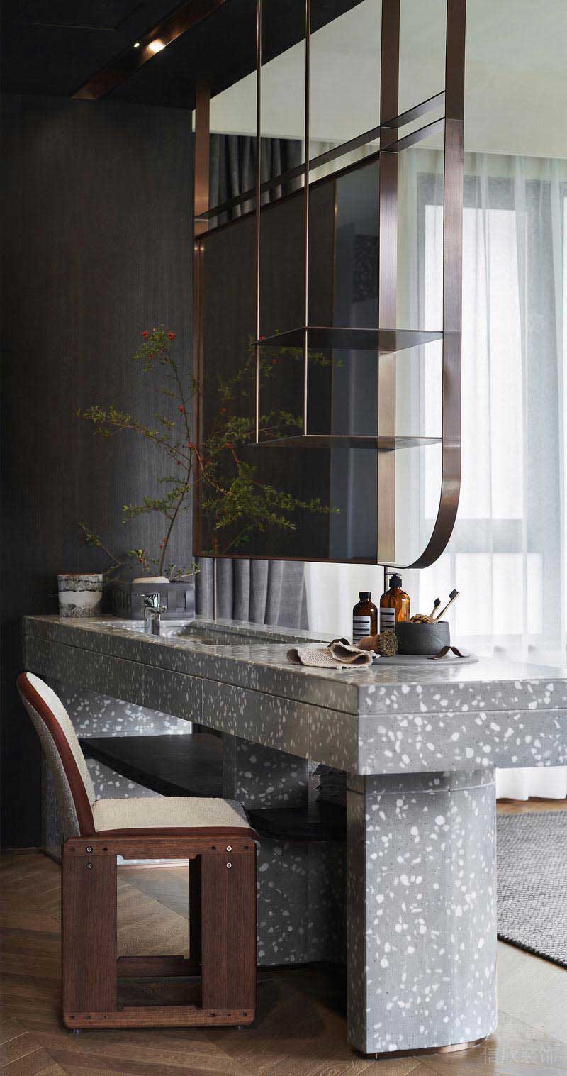 辦公室現(xiàn)代簡約風(fēng)前臺效果圖0)