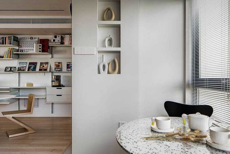 北歐風(fēng)格家庭休閑閱覽室