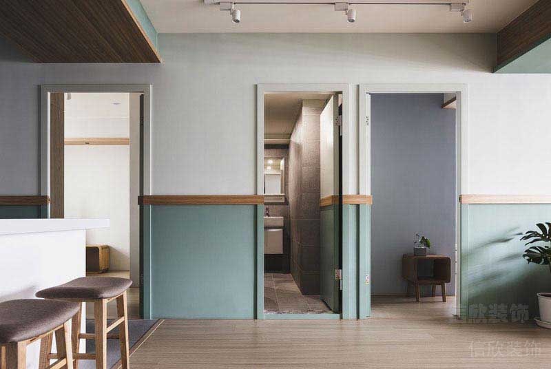 北歐風(fēng)格民宿空間前臺