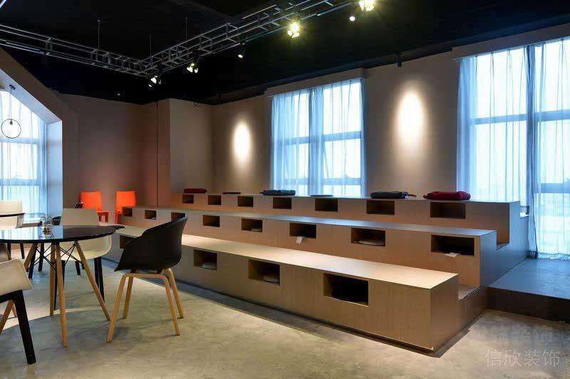 北歐工業(yè)風(fēng)辦公室公共閱覽區(qū)