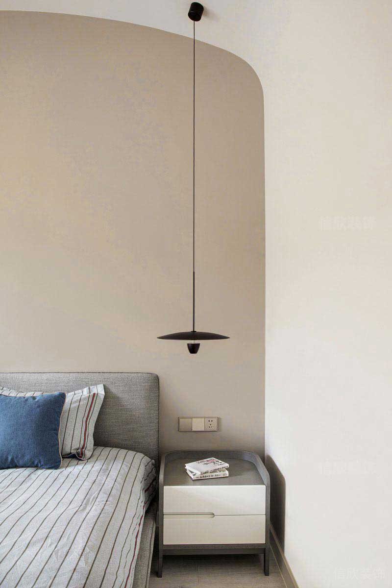 北歐極簡風(fēng)格家居空間臥室