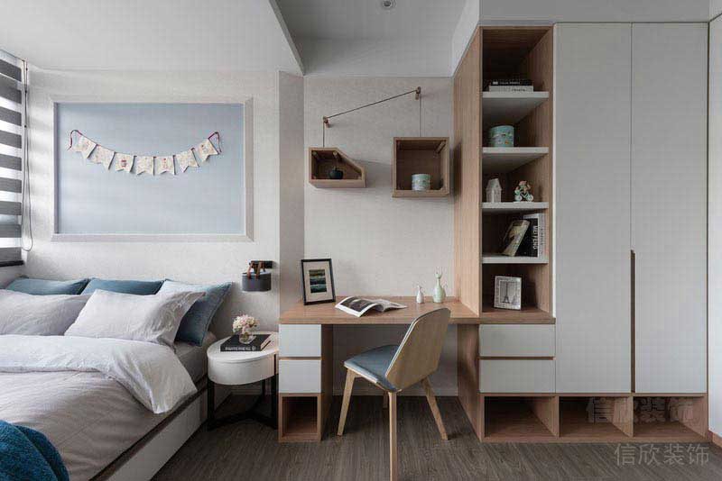 北歐淺色調(diào)風(fēng)格家居臥室