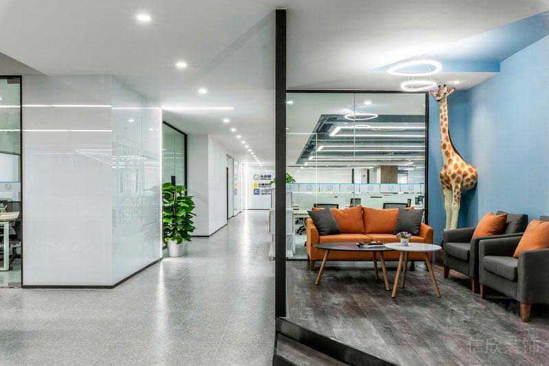 北歐現(xiàn)代風辦公室洽談區(qū)