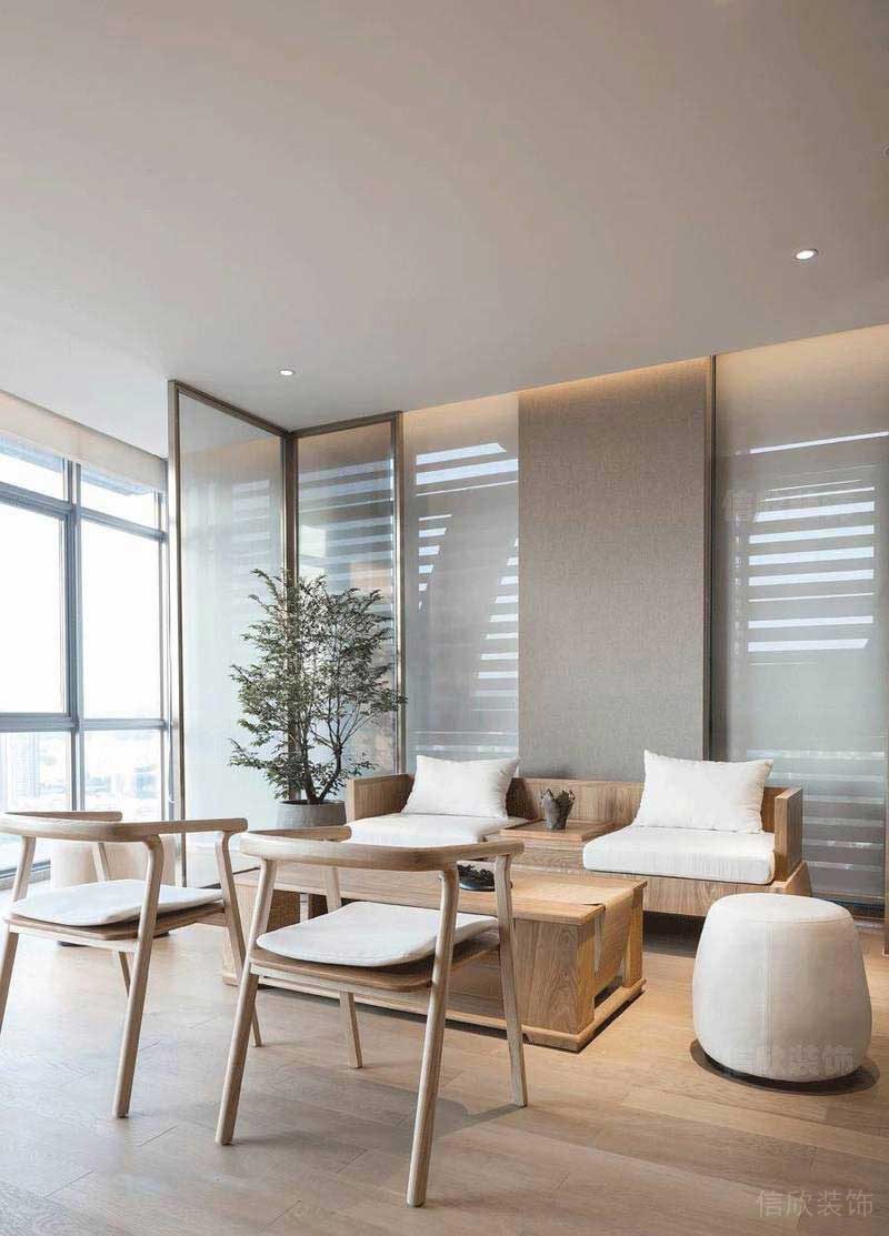 北歐原木風(fēng)家居偏廳