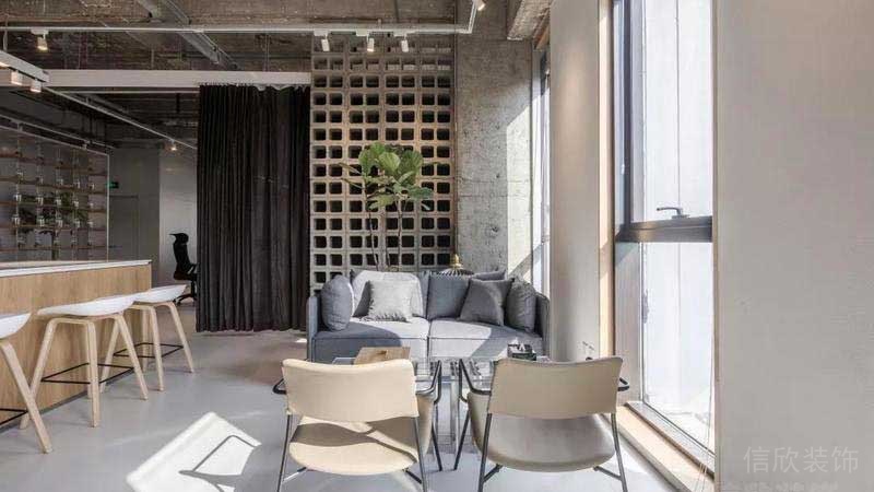 餐廳現(xiàn)代風(fēng)景觀休息區(qū)沙發(fā)效果圖