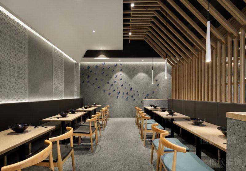 餐廳現(xiàn)代風卡座用餐區(qū)效果圖(4)