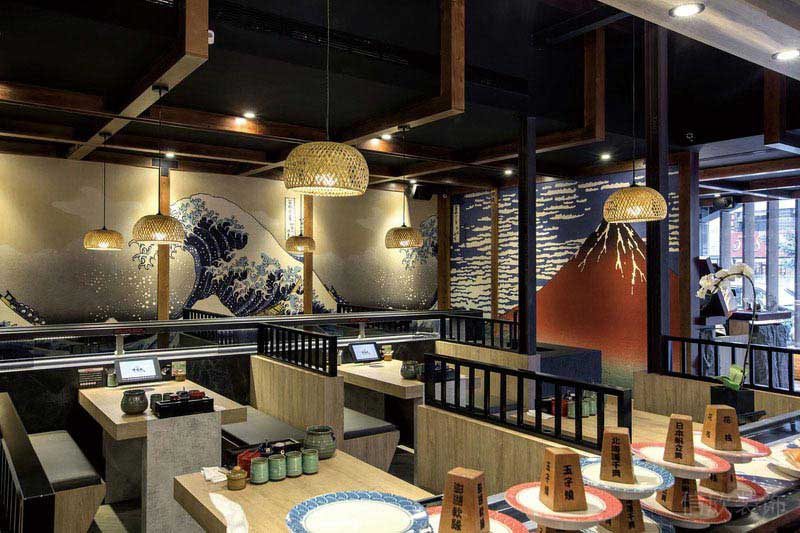 餐廳現(xiàn)代風(fēng)卡座用餐區(qū)效果圖