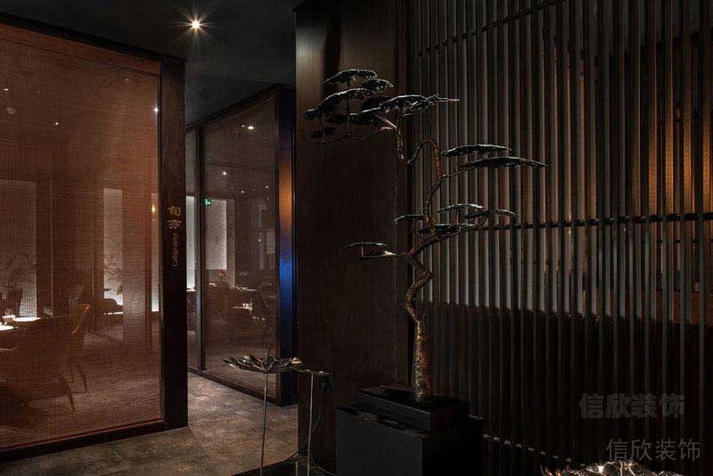 餐廳現(xiàn)代風藝術(shù)擺件效果圖